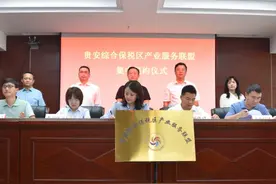 “贵安综保区产业服务联盟”揭牌成立图片