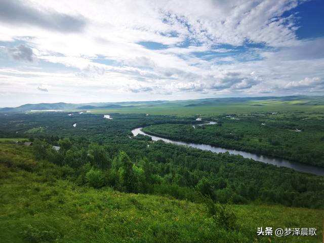 内蒙古碧波丹青 呼伦贝尔额尔古纳河湿地的雨后诗行