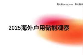 2025海外户用储能观察图片