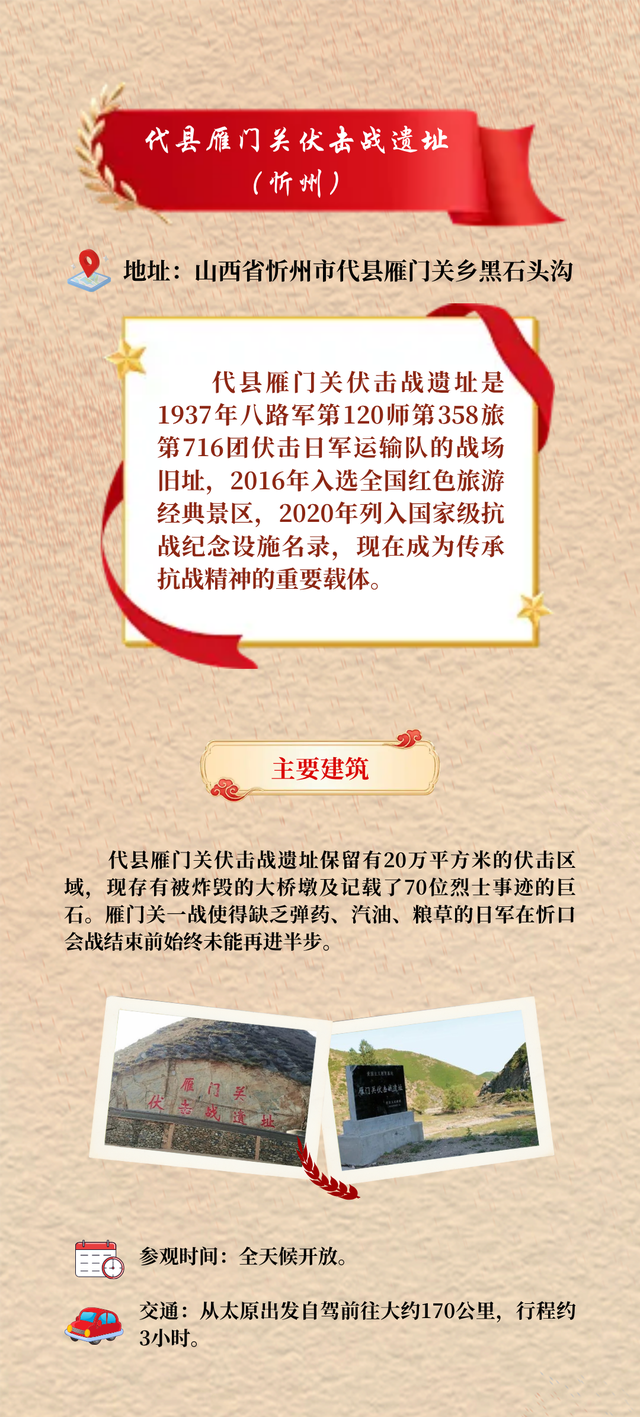 一起追寻红色足迹 | 晋察冀根据地红色旅游线路