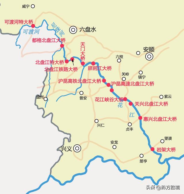 修建旅游公路，将北盘江上的大桥串联起来，必成贵州旅游新名片