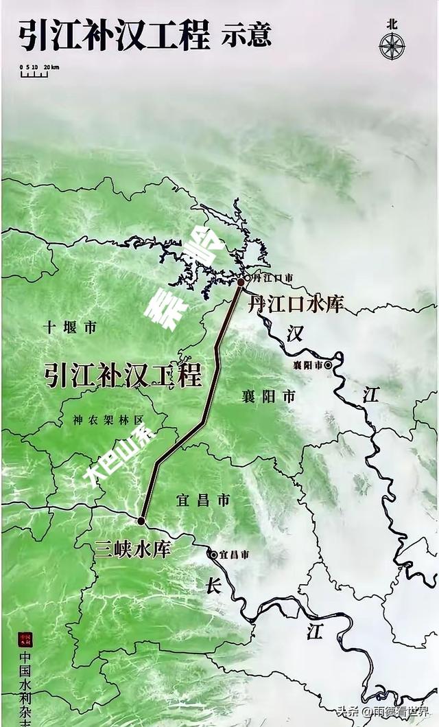 引江补汉工程：为什么穿越的是大巴山系，却要说是横穿秦岭山脉？