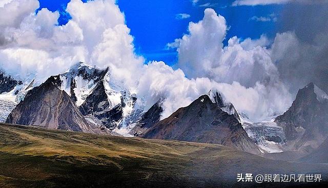 《219西藏南南线》秘境雪山之上 遇见西夏邦马峰 海拔 8012 米的震撼