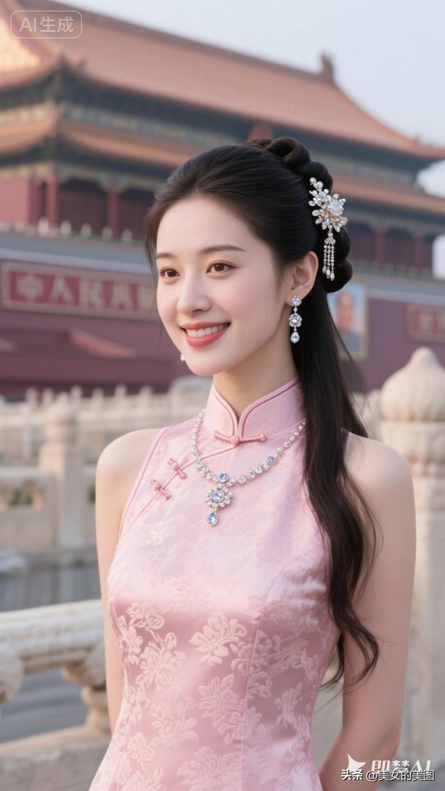 天安门旗袍女人风采