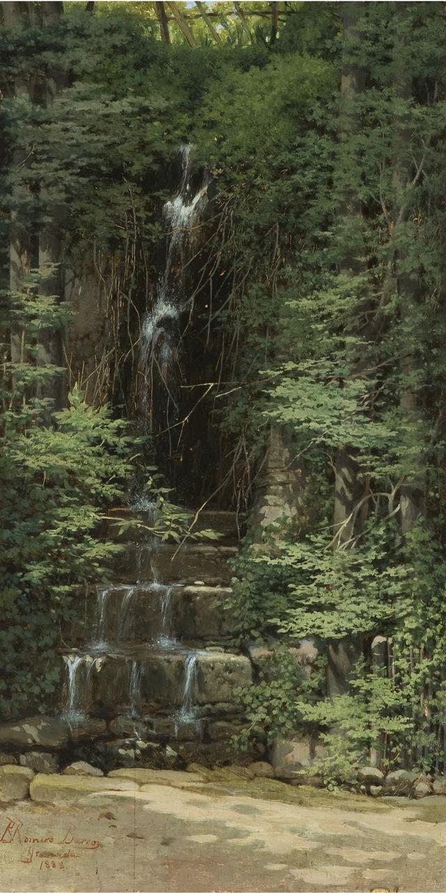 西班牙乡村自然风光，西班牙画家罗梅罗·巴罗斯作品赏