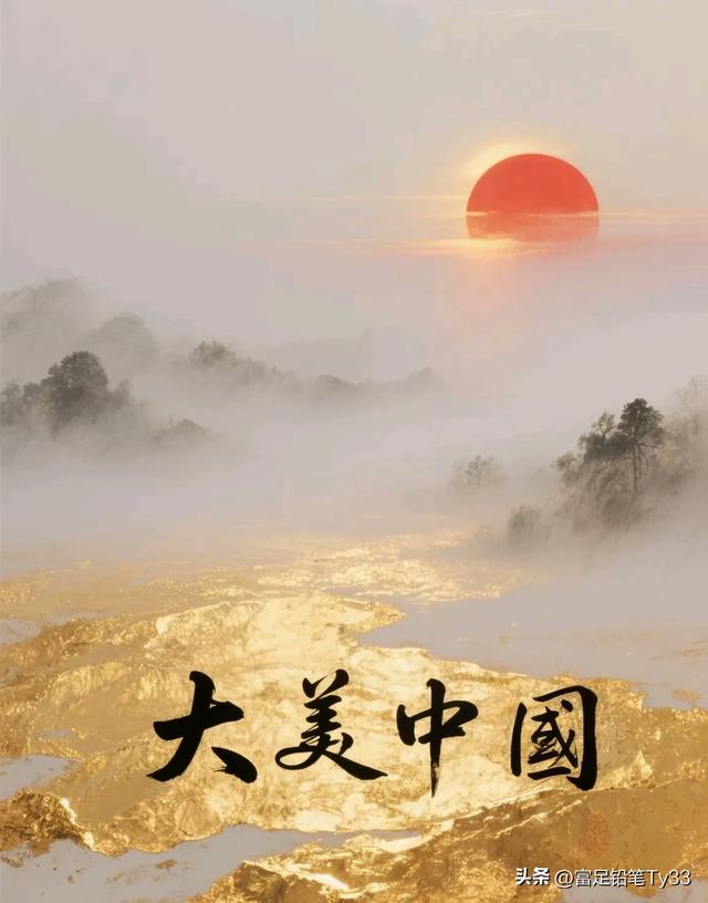 大美中国，山河壮丽如画，五岳巍峨，江河奔腾，尽显华夏磅礴风姿