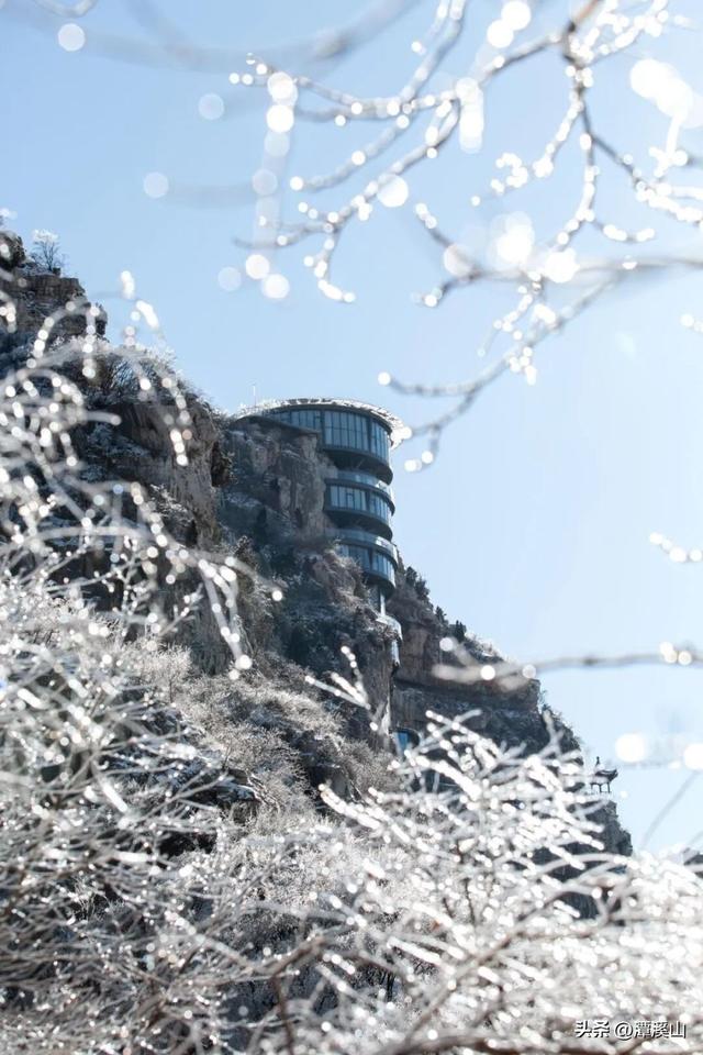 小雪丨崖壁冰瀑、高空雪景……潭溪山壮美冬景进入倒计时→