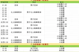 2024年巴黎奥运会赛程表图片