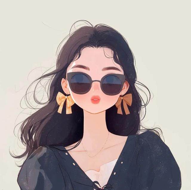 简单气质女生头像