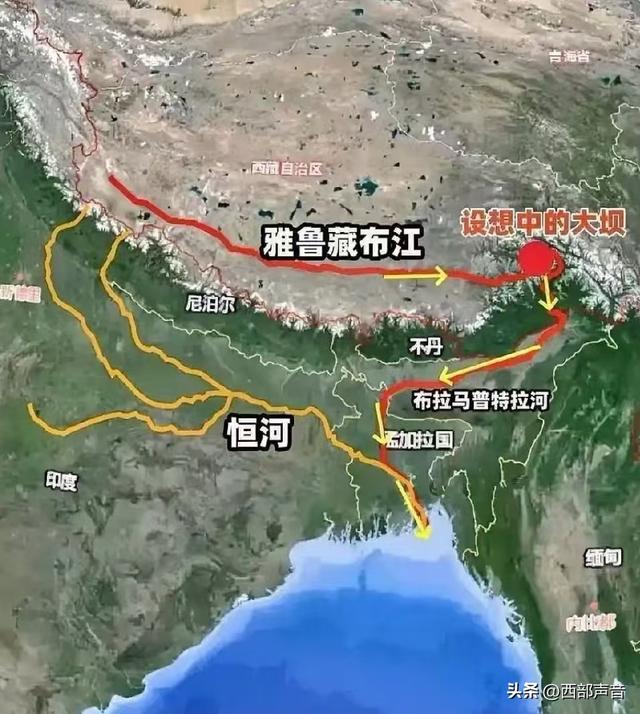 雅鲁藏布江下游水电工程开工,红旗河工程将从梦想走向现实