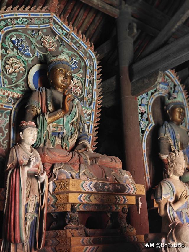 朔州国三古寺，金代弥陀殿五绝，减柱造太震撼