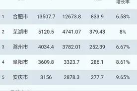 安徽16市2024年GDP已经全部公布，呈现出一片欣欣向荣的景象！图片
