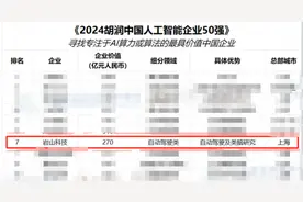 岩山科技：位列胡润AI企业榜第7名，AI创新实力获肯定图片