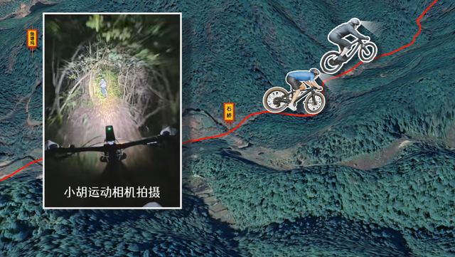 小伙夜骑婺源青山岭古道，钻密林遇荒坟，鬼打墙5小时变荒野求生