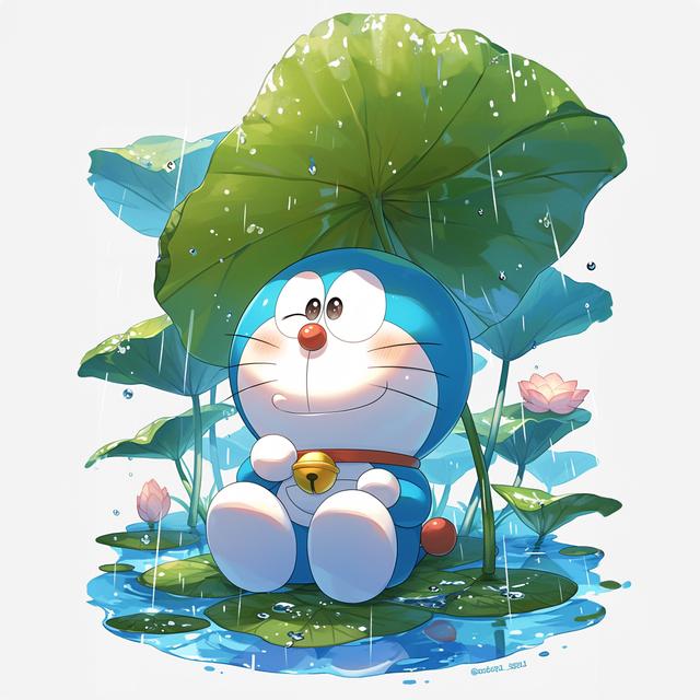 快来！多啦A梦，一只拯救人类烦恼的机器猫！治愈头像