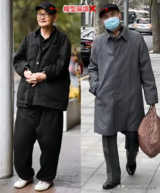 比白发更可怕的是“中国式大爷帽子”，自以为洋气，实际油腻显老