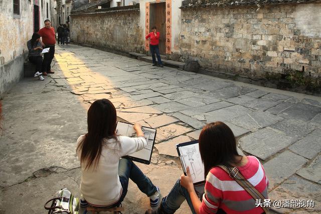 安徽西递老街，2009年11月的一组