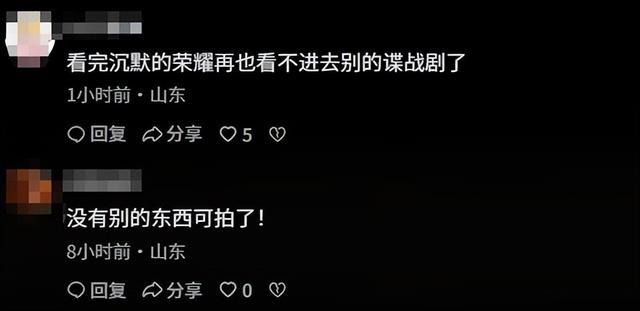 看完《沉默的荣耀》再看《隐锋》，我只想说：没有对比就没有伤害