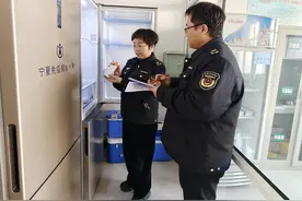 石嘴山大武口区白芨沟市场监管所开展两节期间疫苗专项检查图片
