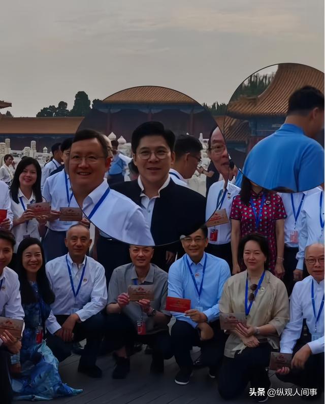 九三阅兵现场！姚明太扎眼，霍启刚抢镜，郑钦文潘展乐全在好热闹