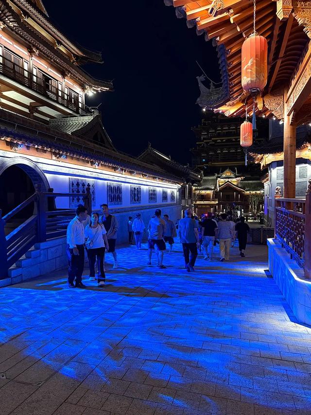 夜太阳灯光助力河南新密溱洧水城，唤醒千年梦境！