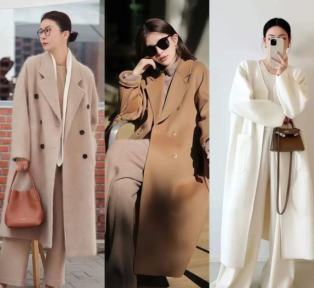 看了宋佳的大衣穿搭，我悟了：大衣不配打底裤	，鞋穿低跟，更优雅