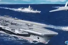 台专家:20和21号核航母同时开工，10万吨吨位比肩美国图片