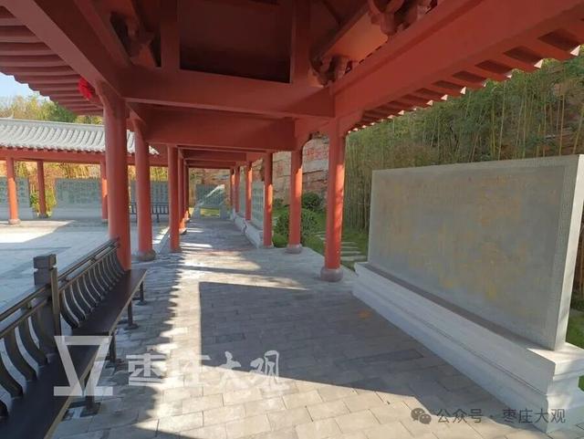 来枣庄牛郎山看红叶，可以一起逛下岳飞文化园~