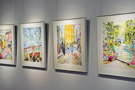 用插画展现成都“市井生活”！“成都就是我的家—艾米丽·濑户的中国之旅”在成都双流开幕图片