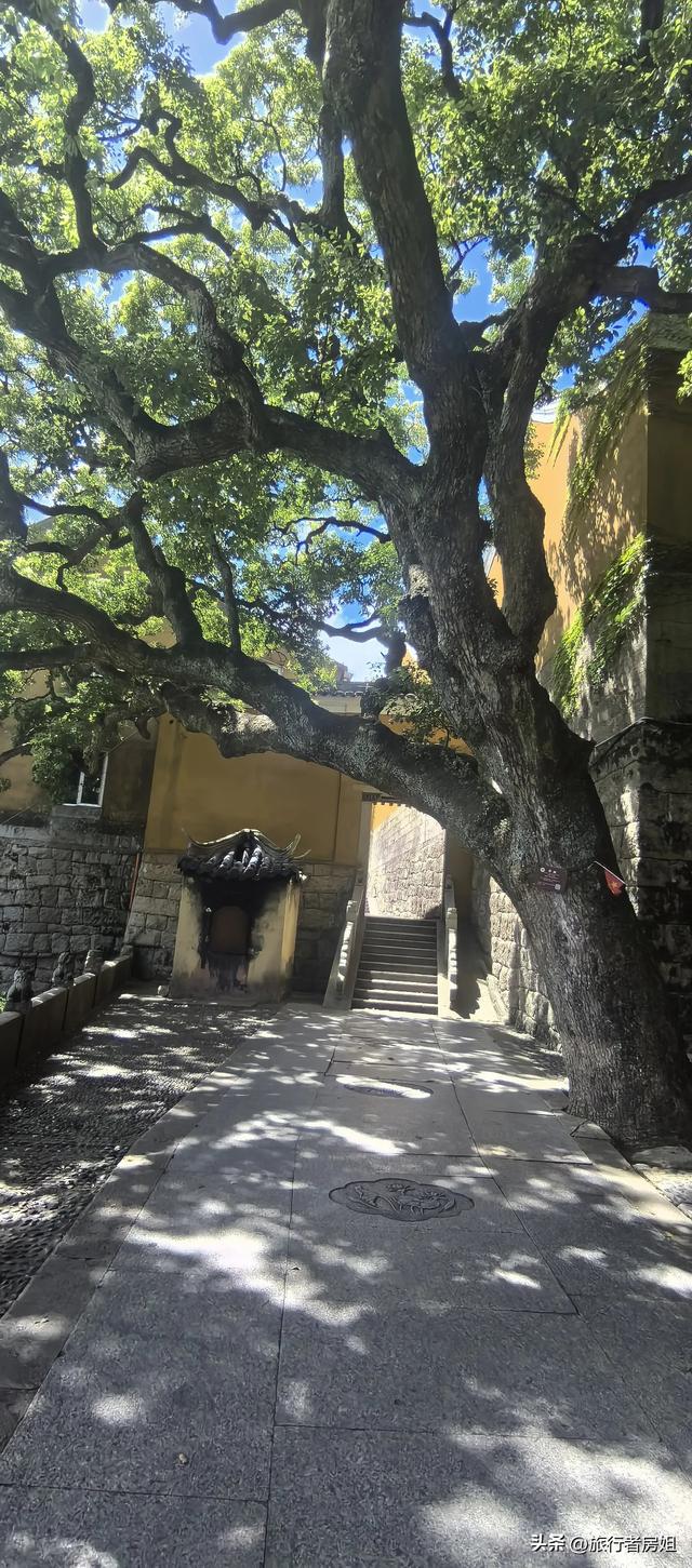普陀山西天景区到普济寺与百步沙