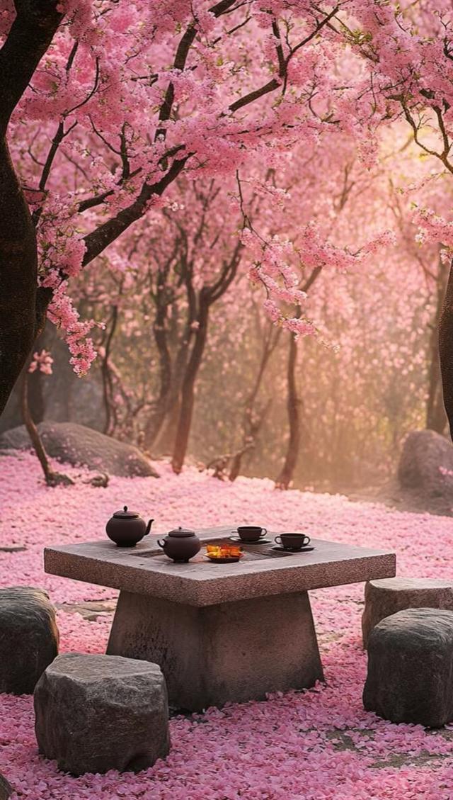 #风景如画，春暖花开，绿树成荫，美如仙境