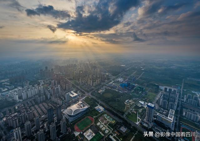 成都温江：城市风光