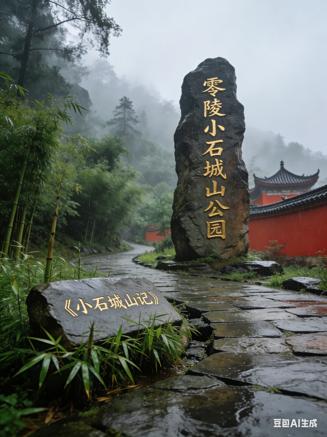 零陵小石城山行：暮年踏古径，悟透千年人生道