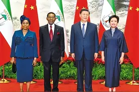 习近平同赤道几内亚总统奥比昂会谈图片