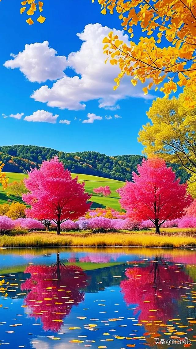 秋把山野调得浓烈