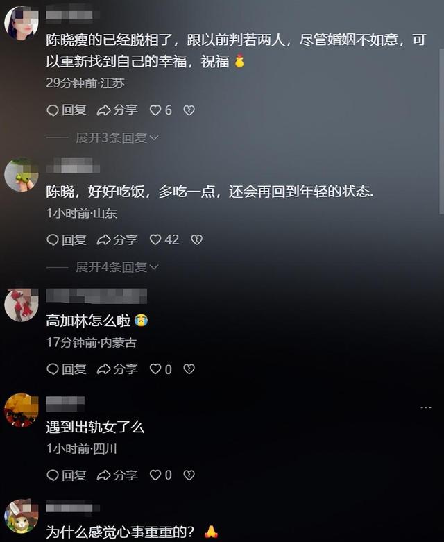 离婚9个月后，38岁陈晓再次官宣喜讯，活成陈妍希高攀不起的存在