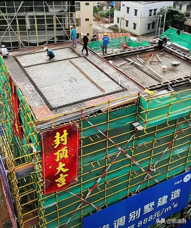 全红婵家别墅正式封顶，无人机环绕广告覆盖，令人不适的事发生