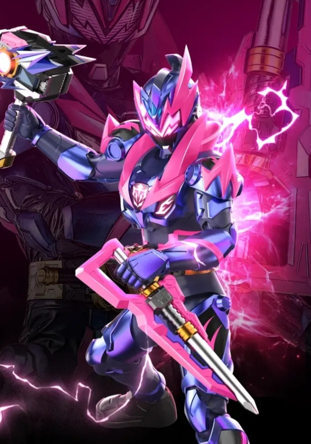 铠甲勇士星曜诀醒：霆曜铠甲铠魂成品模型公开 配置了全部武装