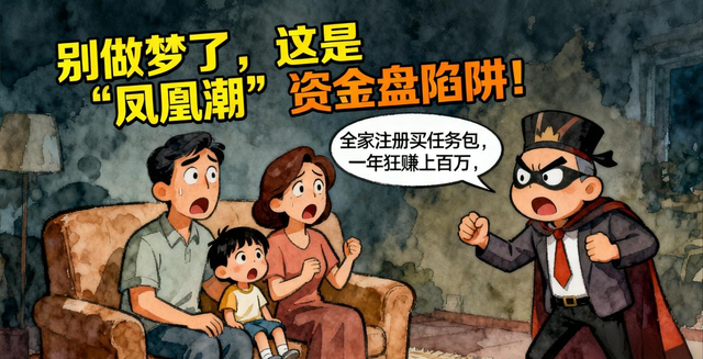 警惕！凤凰潮APP传销陷阱，零成本年入百万？用户血本无归