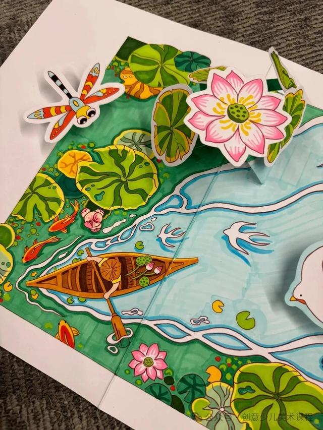 绘画教程26例—儿童手工立体画，生动有趣，创意满分！直接拉满分