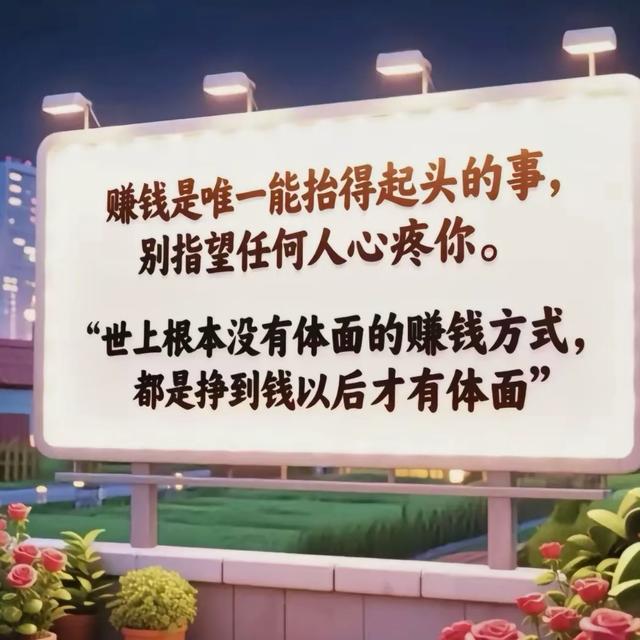 经典语录｜赚钱路上别嫌脏，别喊累，靠自己双手吃饭永远值得骄傲