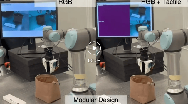 为什么给机器人装上昂贵的触觉传感器，反而让它变笨了？