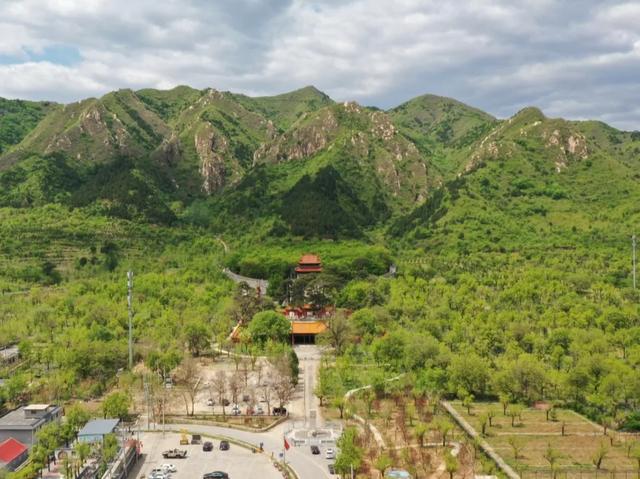 明十三陵航拍图