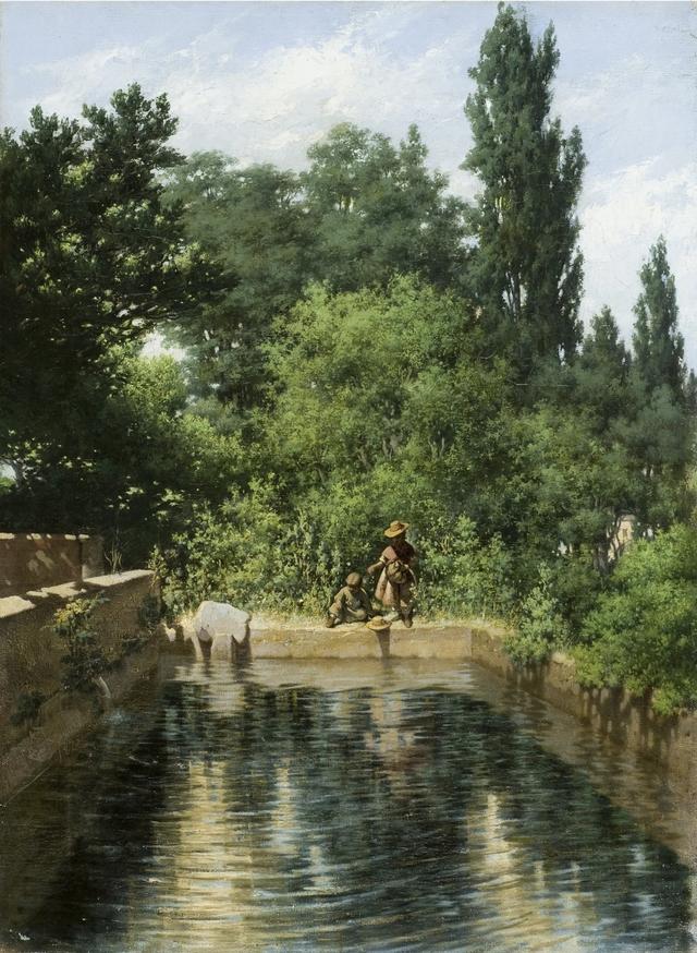 西班牙乡村自然风光，西班牙画家罗梅罗·巴罗斯作品赏