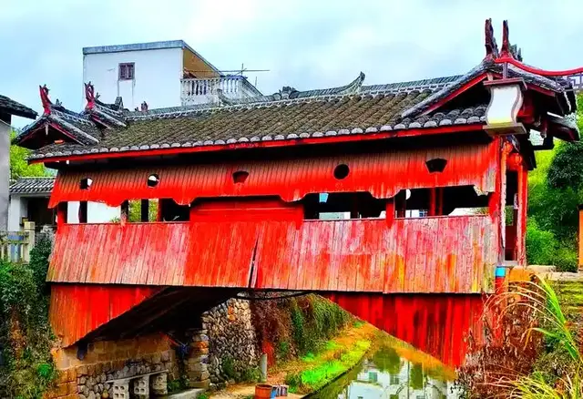 庆元双门桥：桥连芳坊，双坊护桥