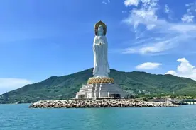 南山海上观音图片