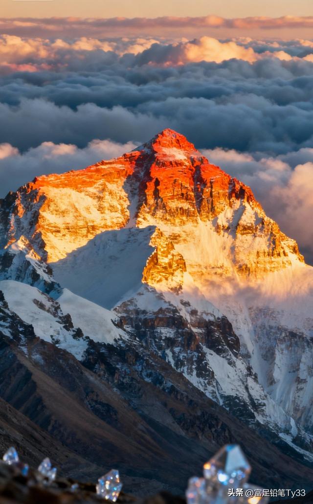 云海之上，雪山之巅，人间仙境，美不胜收！