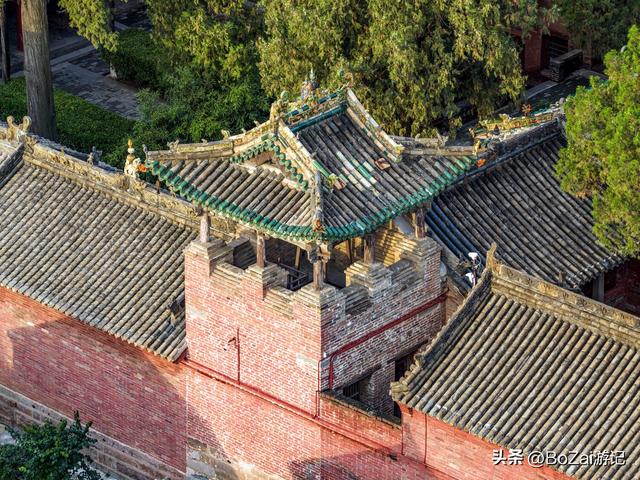 明代山门绝了！泽州玉皇庙，孔雀蓝琉璃太吸睛