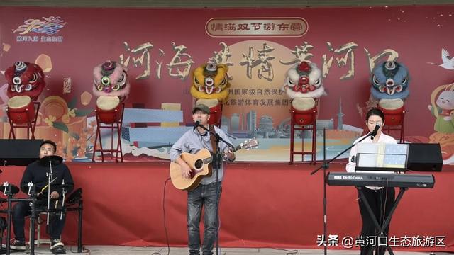 【情满双节游东营】黄河口生态旅游区游人如织，沉浸式体验国庆氛围