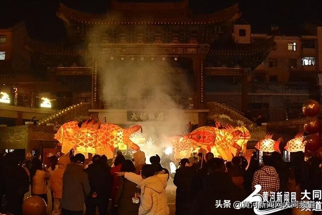 【文旅推荐】春节必看！浑源古城“鱼灯舞”点亮千年文化！